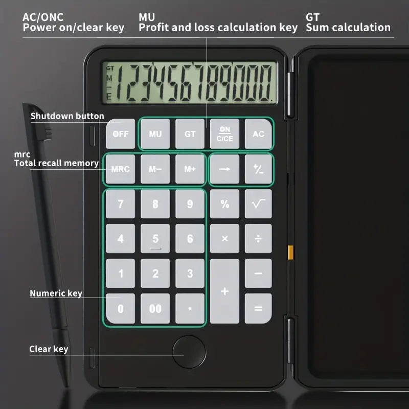 LCD Writing Tablet Calculator